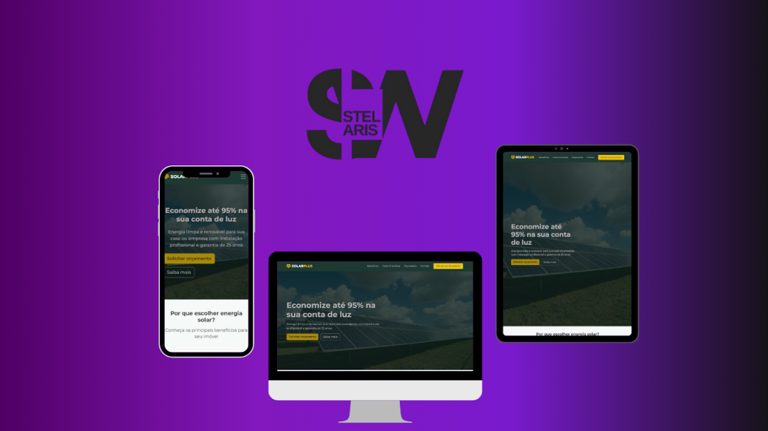 Landing Page Energia Solar